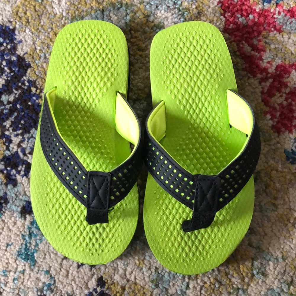 lime green sandals